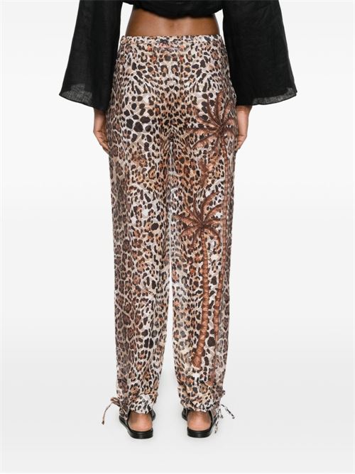 Pantalone donna Pin-Up Stars animalier marrone PIN-UP Stars | PG182PA009